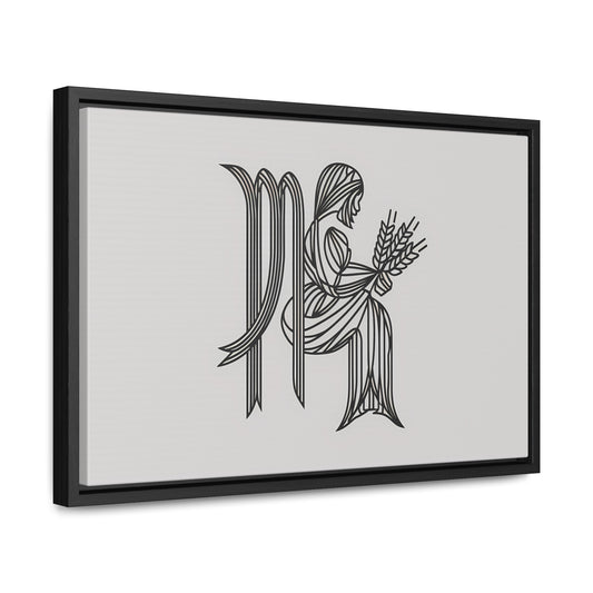 Virgo Lines - Gallery Canvas Wraps, Horizontal Frame