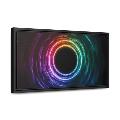 Cosmic Vortex of Light - Gallery Canvas Wraps, Horizontal Frame