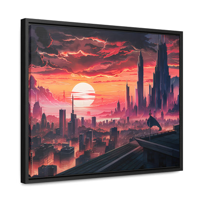 City of the Last Dawn - Gallery Canvas Wraps, Horizontal Frame