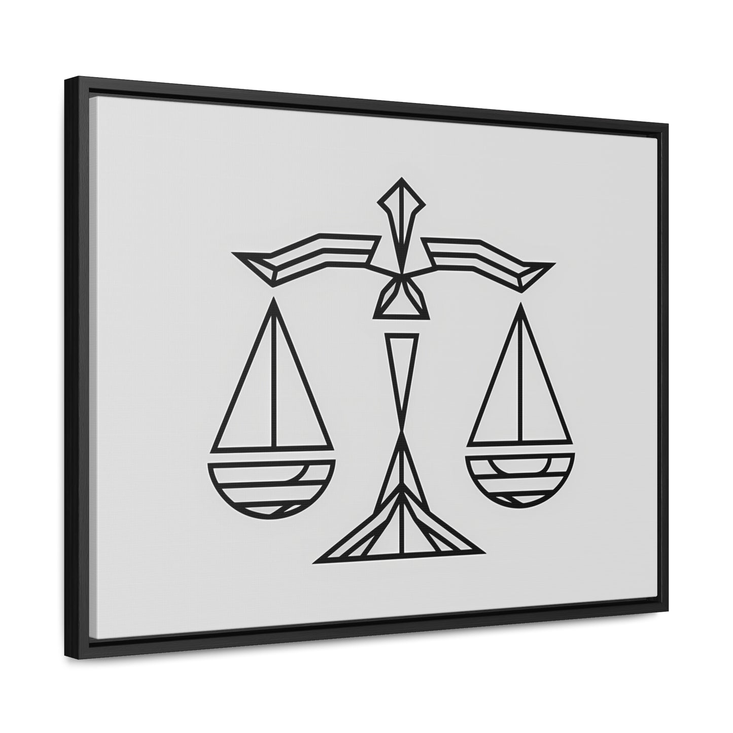 Balance of Justice - Gallery Canvas Wraps, Horizontal Frame