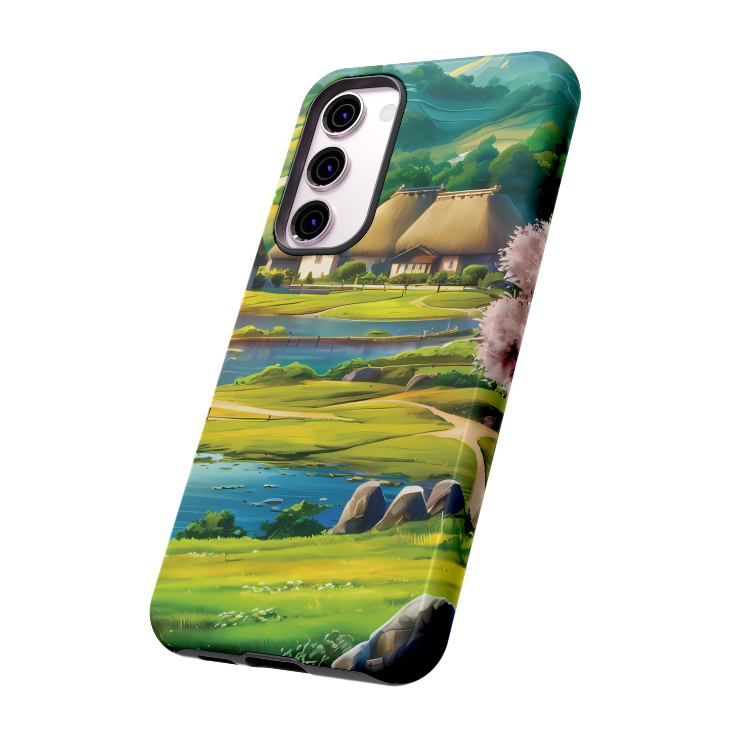 Idyllic Anime Village - Smartphone Tough Cases