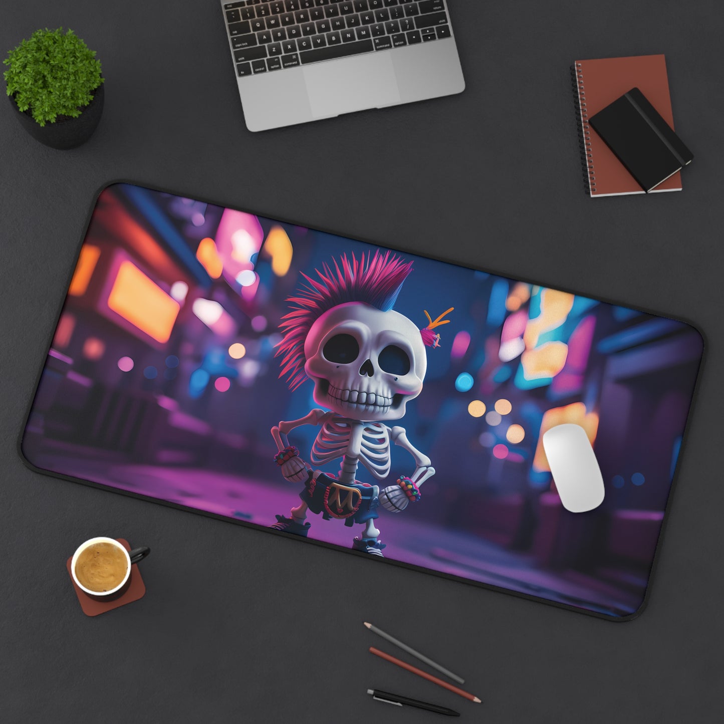 Cute Skeleton - Desk Mat