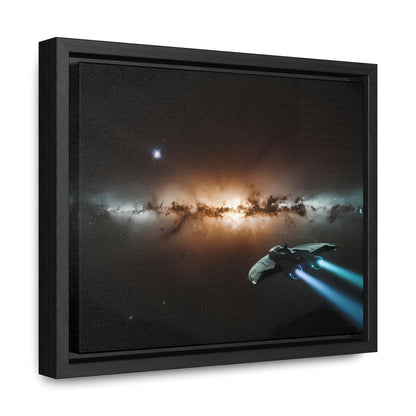 Voyage Through the Cosmic Abyss - Gallery Canvas Wraps, Horizontal Frame