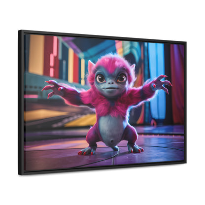 Cosmic Critter on the Dance Floor - Gallery Canvas Wraps, Horizontal Frame