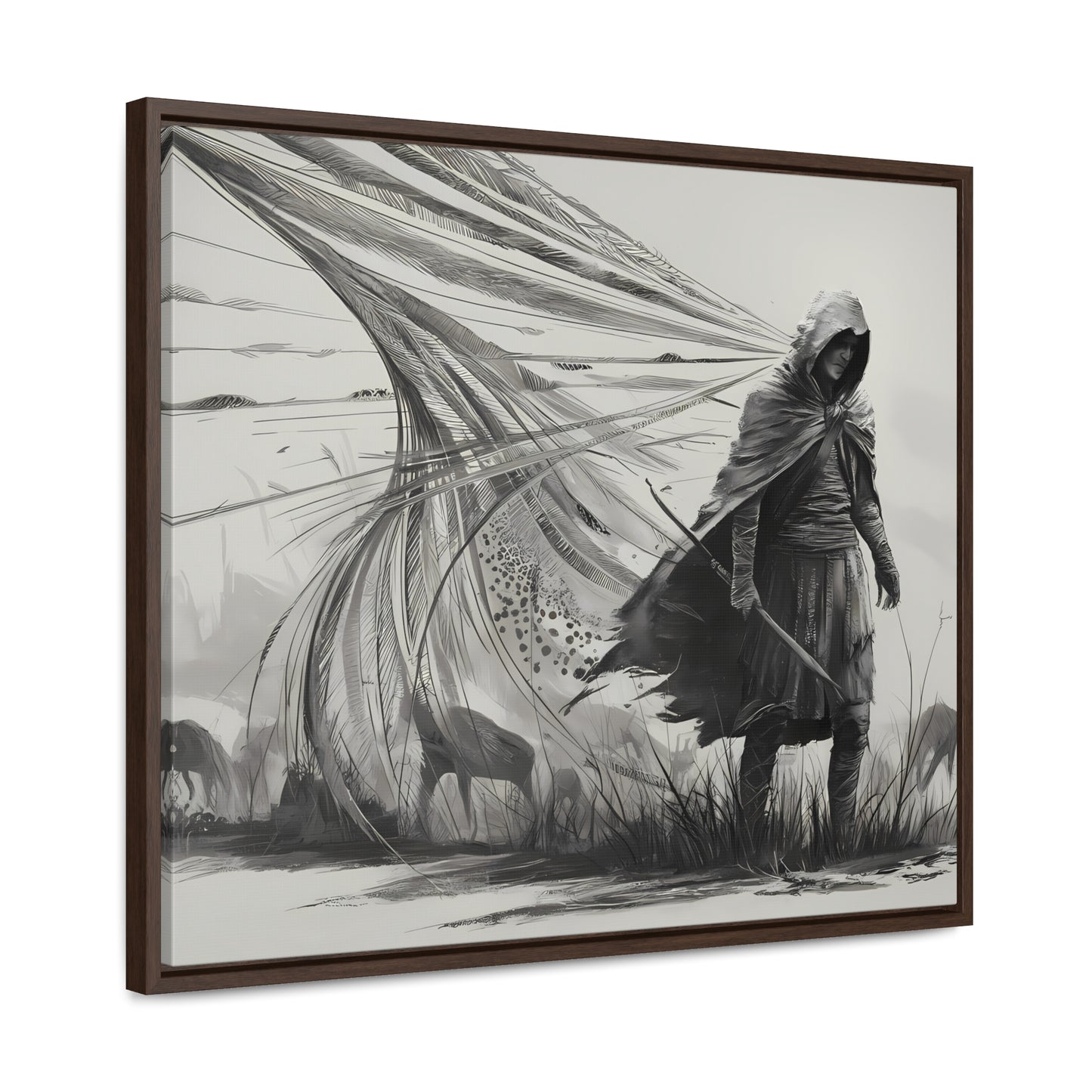 Whispers of the Windwalker - Gallery Canvas Wraps, Horizontal Frame