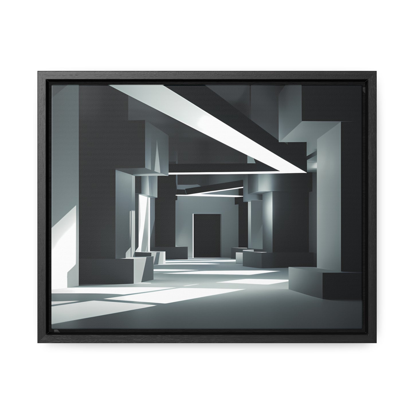 Echoes of Geometry - Gallery Canvas Wraps, Horizontal Frame