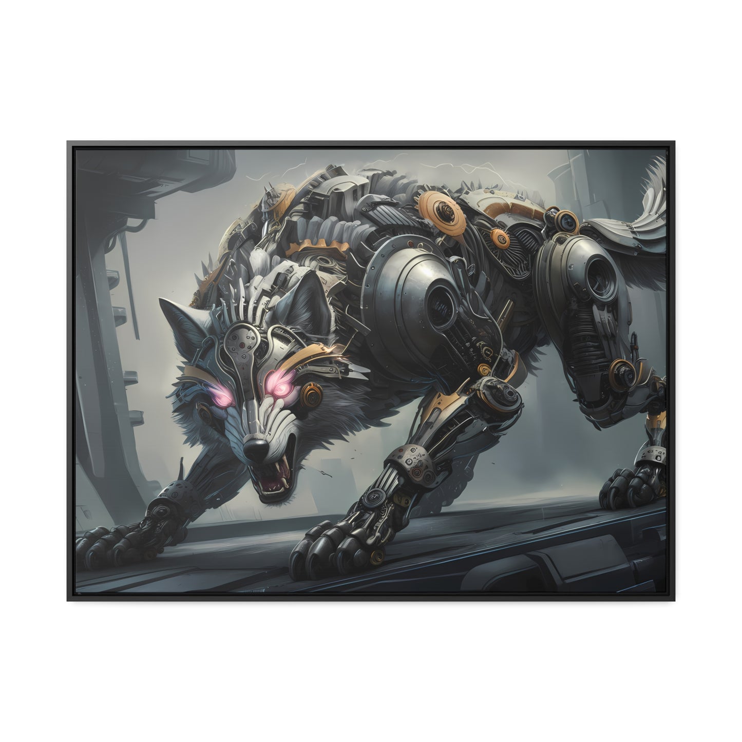 Cybernetic Alpha - Gallery Canvas Wraps, Horizontal Frame