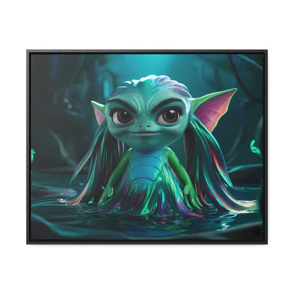 Guardian of the Enchanted Lagoon - Gallery Canvas Wraps, Horizontal Frame