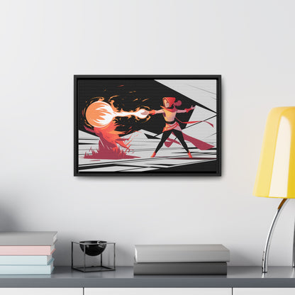 Conjuring the Firestorm - Gallery Canvas Wraps, Horizontal Frame