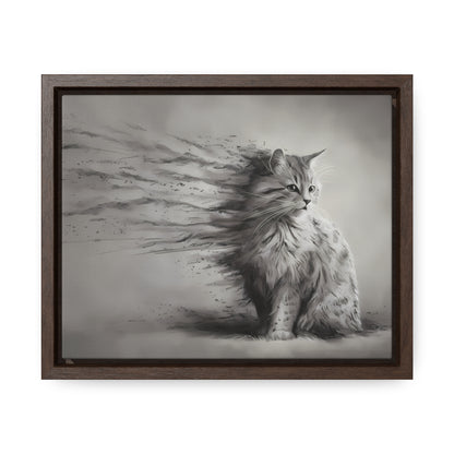 Ephemeral Whiskers - Gallery Canvas Wraps, Horizontal Frame