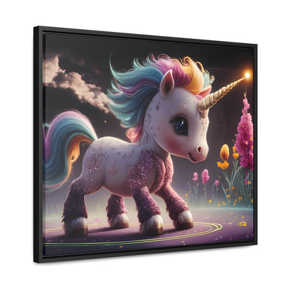 "Twilight Spark of the Enchanted Meadow" - Gallery Canvas Wraps, Horizontal Frame