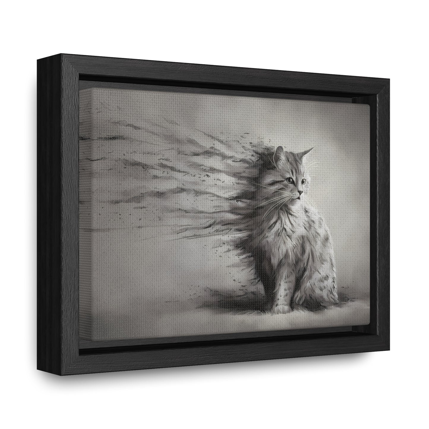 Ephemeral Whiskers - Gallery Canvas Wraps, Horizontal Frame