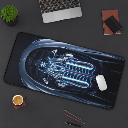 Chrome on the throne - Desk Mat