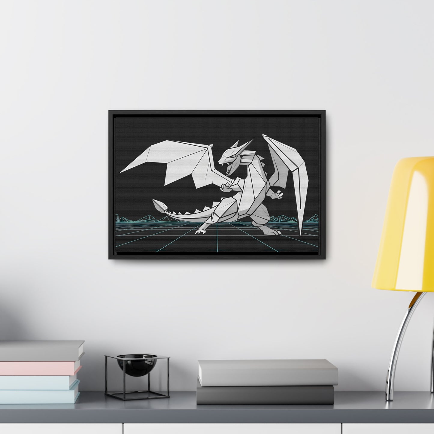 Cyber Dragon Unleashed - Gallery Canvas Wraps, Horizontal Frame