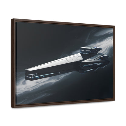 Starship of the Void - Gallery Canvas Wraps, Horizontal Frame