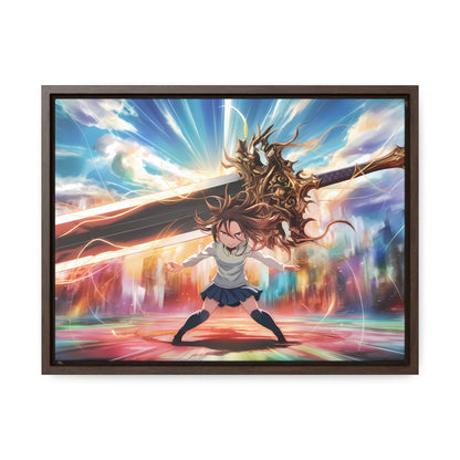 Blade of the Infinite Resolve - Gallery Canvas Wraps, Horizontal Frame