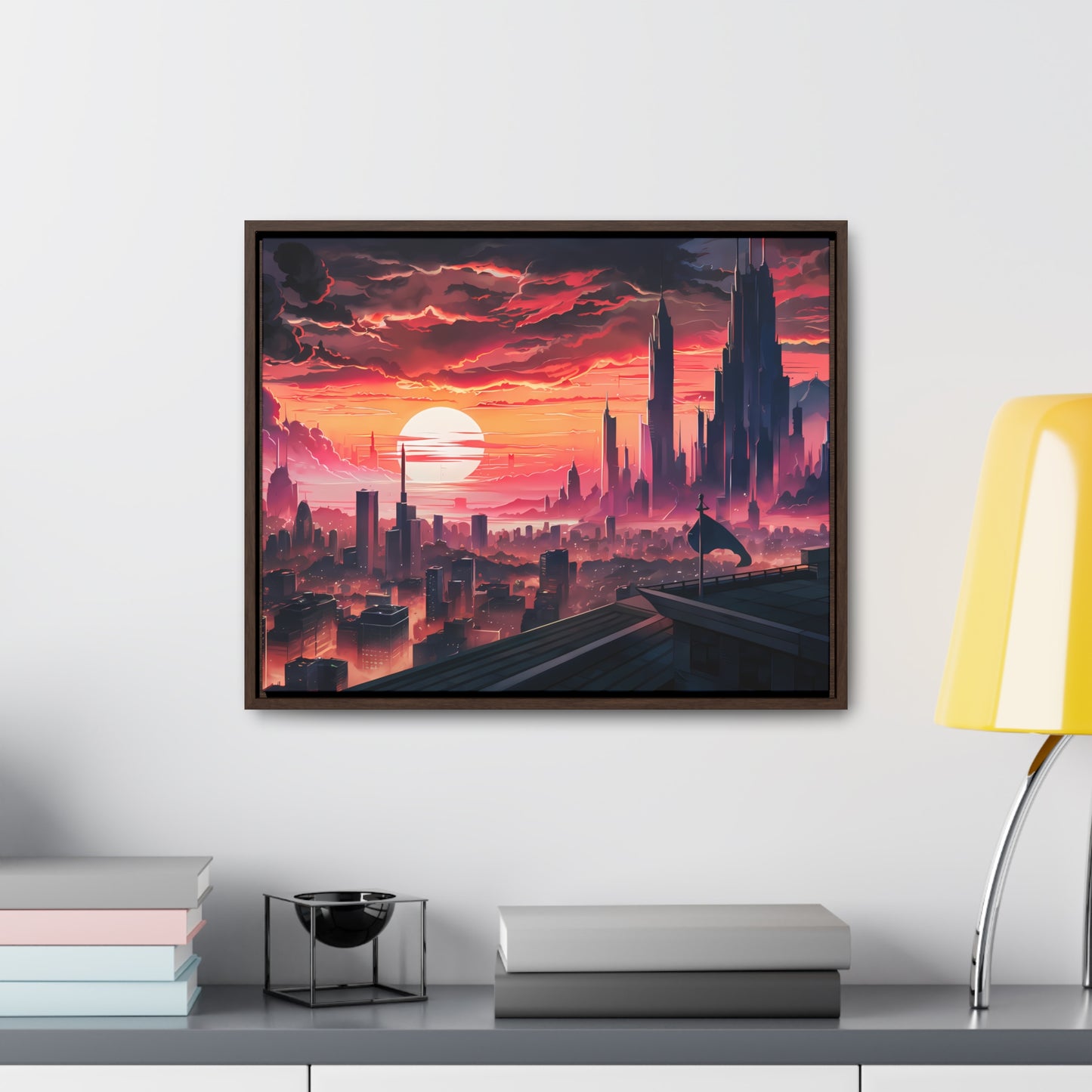 City of the Last Dawn - Gallery Canvas Wraps, Horizontal Frame