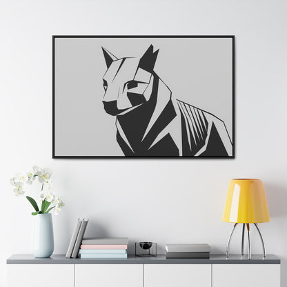 Geometric Guardian - Gallery Canvas Wraps, Horizontal Frame