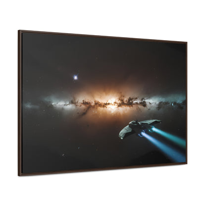 Voyage Through the Cosmic Abyss - Gallery Canvas Wraps, Horizontal Frame