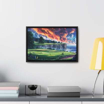 Edge of the Burning Sky - Gallery Canvas Wraps, Horizontal Frame