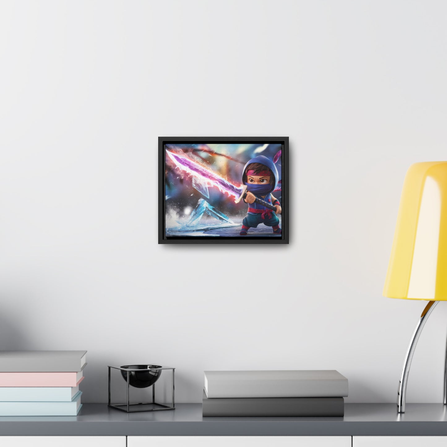 Blade of the Frozen Shadow - Gallery Canvas Wraps, Horizontal Frame