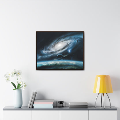 Celestial Spiral - Gallery Canvas Wraps, Horizontal Frame