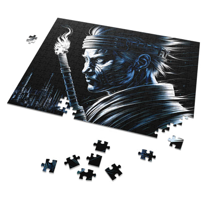 Blade of the Neon City - Jigsaw Puzzle (30, 110, 252, 500,1000-Piece)