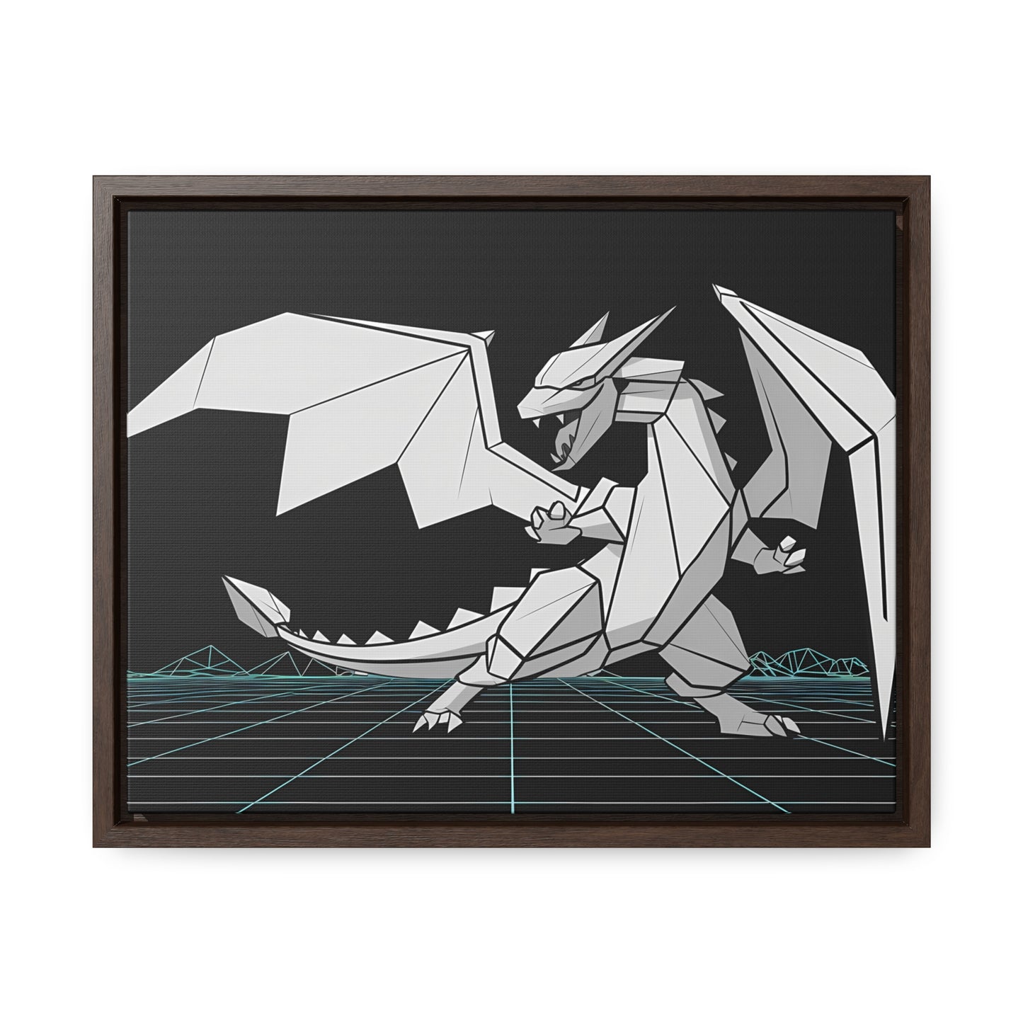 Cyber Dragon Unleashed - Gallery Canvas Wraps, Horizontal Frame