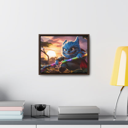 Guardian of the Enchanted Forest - Gallery Canvas Wraps, Horizontal Frame