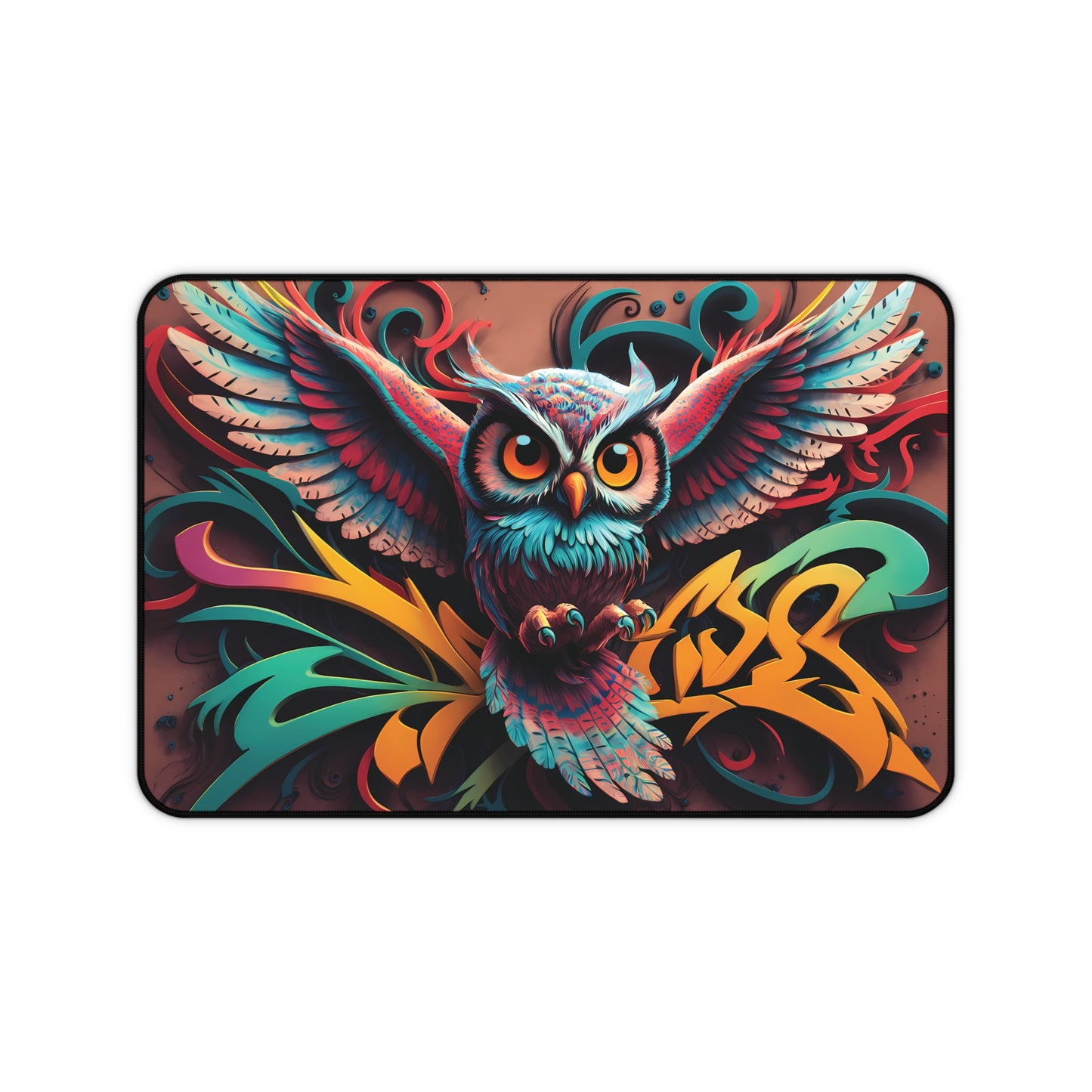 Graffiti Owl - Desk Mat