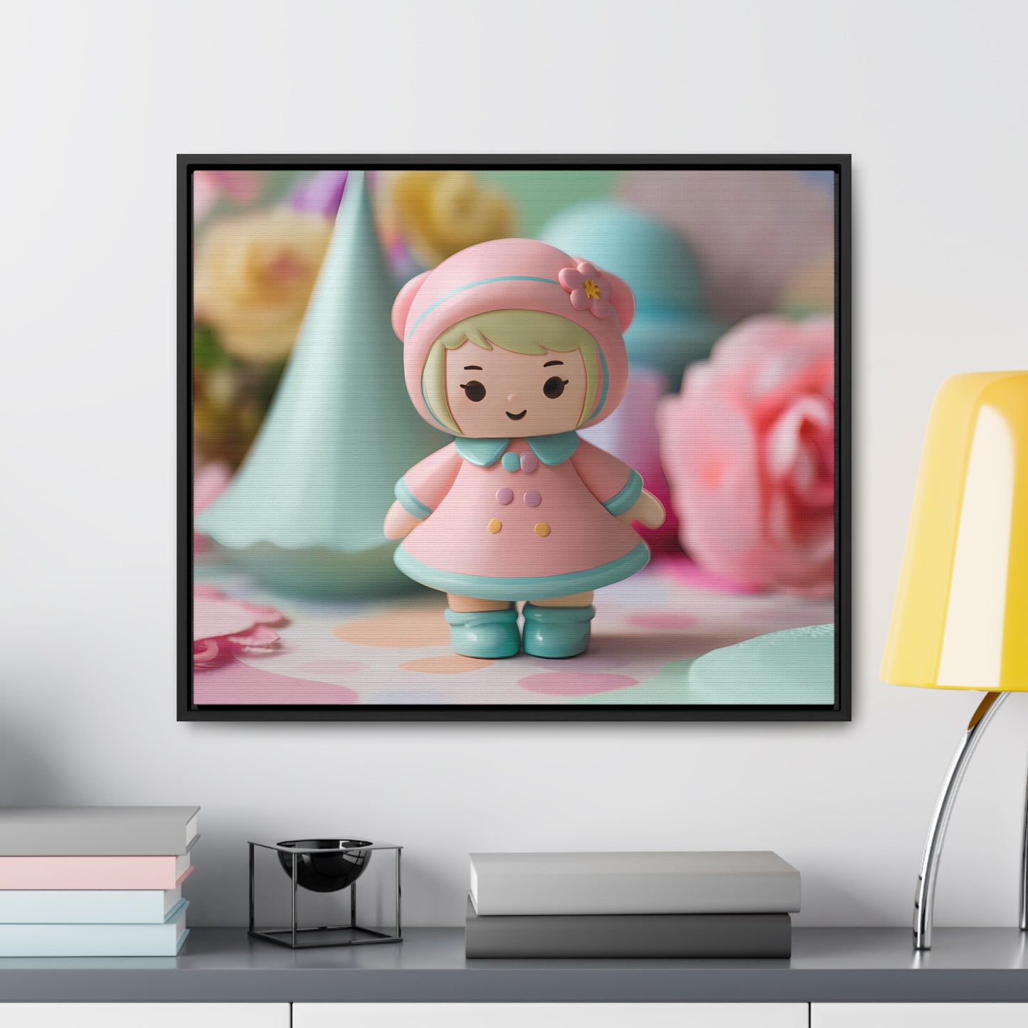 Sweet Pastel Dreamland - Gallery Canvas Wraps, Horizontal Frame