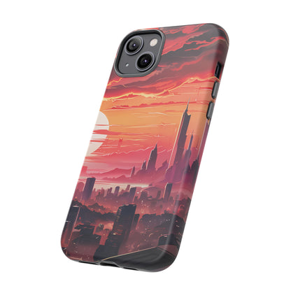 Anime City at Dawn - Smartphone Tough Cases