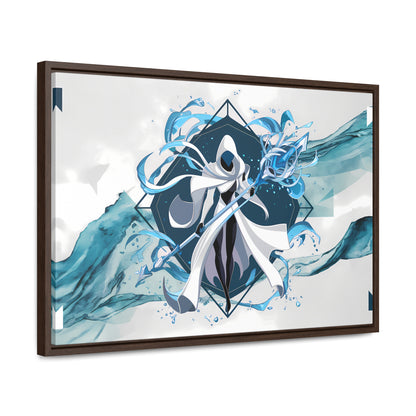 Ethereal Sentinel of the Tides - Gallery Canvas Wraps, Horizontal Frame