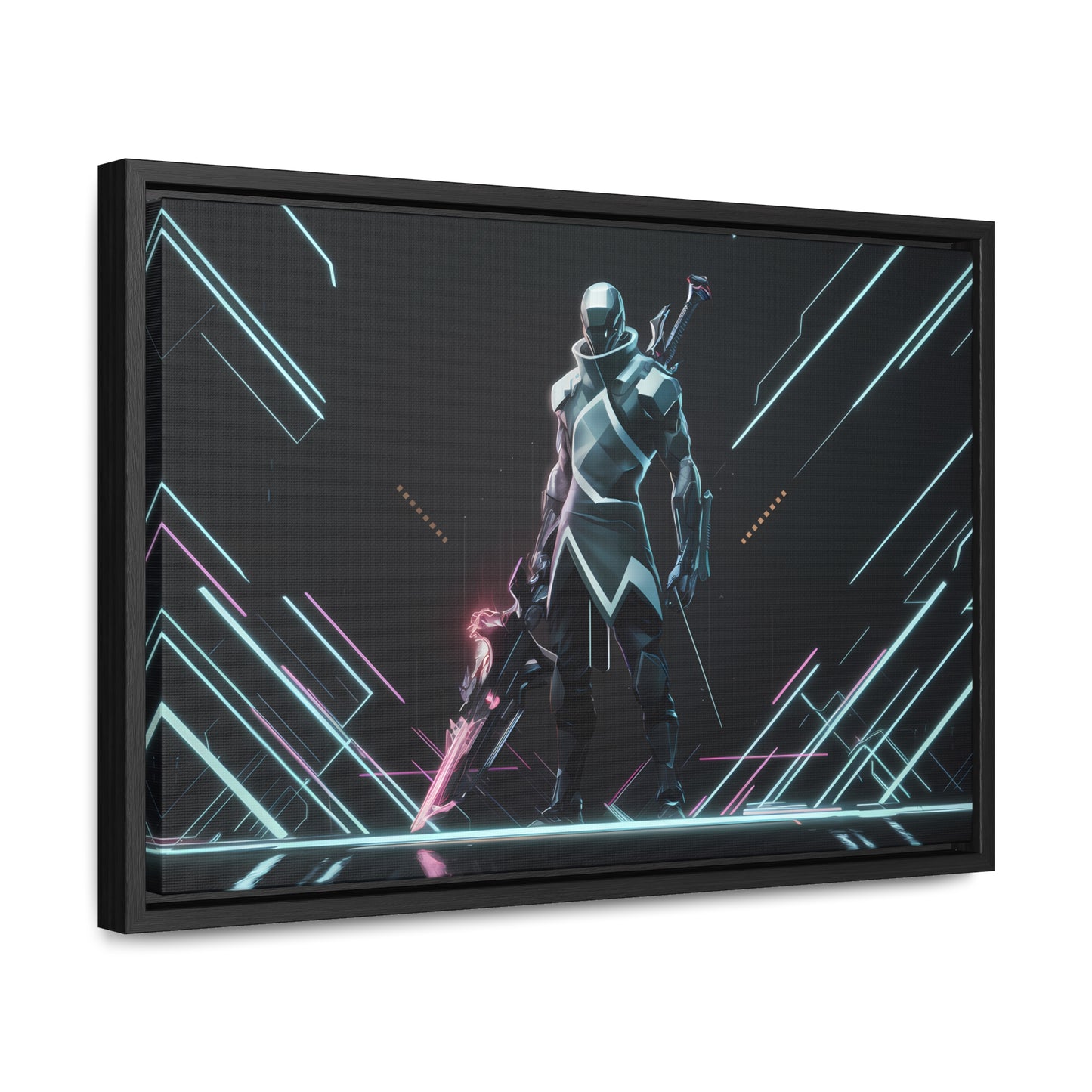 Cybernetic Vanguard - Gallery Canvas Wraps, Horizontal Frame