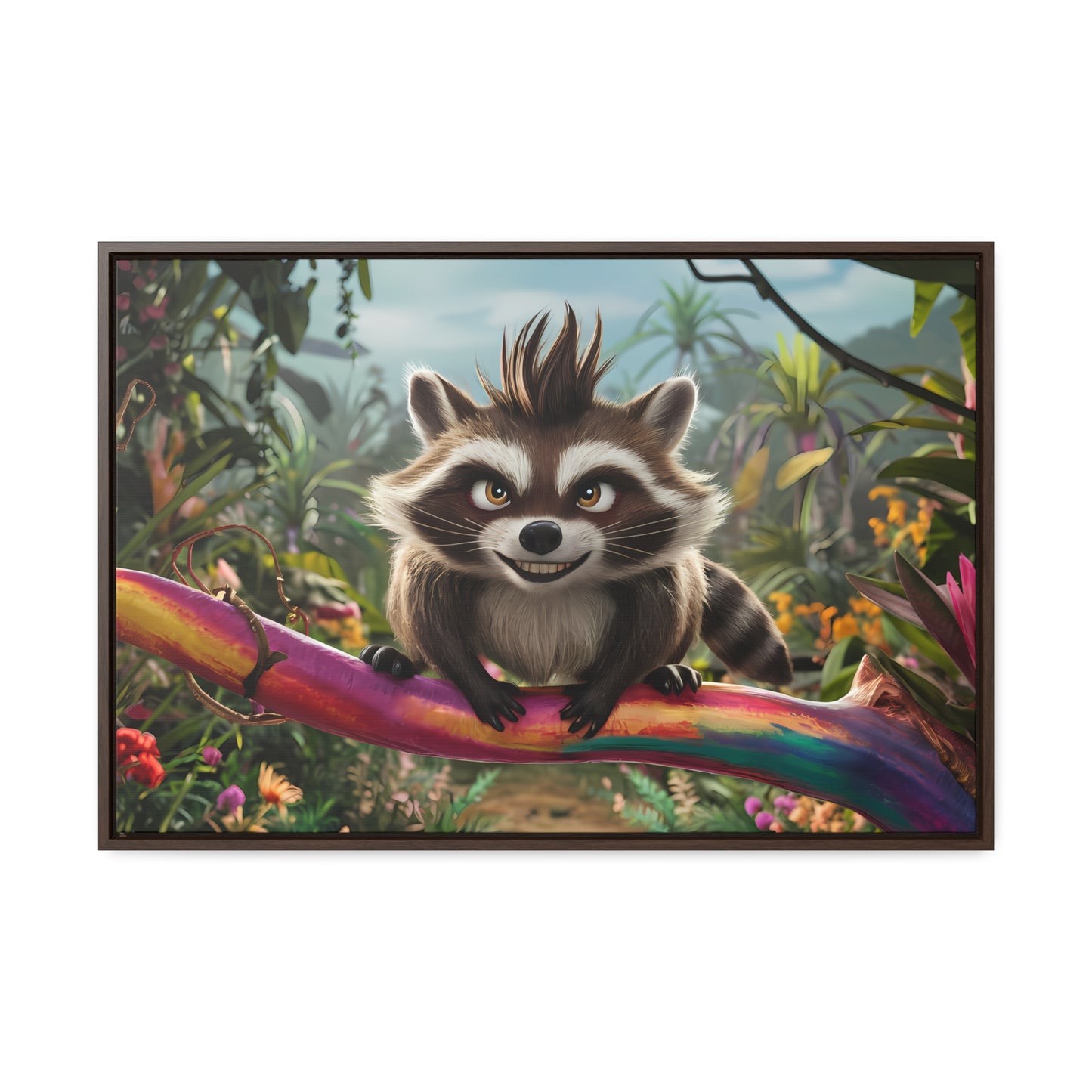 Jungle Mischief - Gallery Canvas Wraps, Horizontal Frame