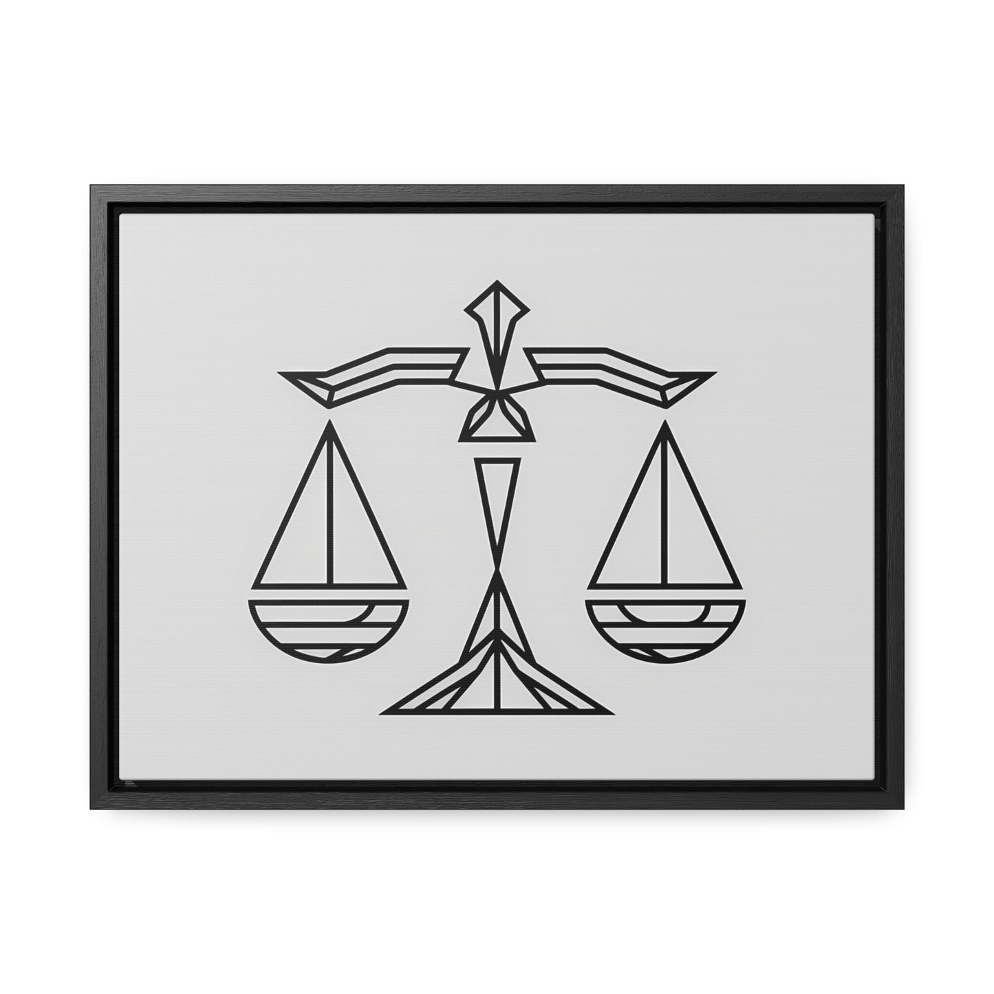 Balance of Justice - Gallery Canvas Wraps, Horizontal Frame