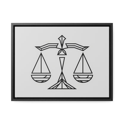 Balance of Justice - Gallery Canvas Wraps, Horizontal Frame