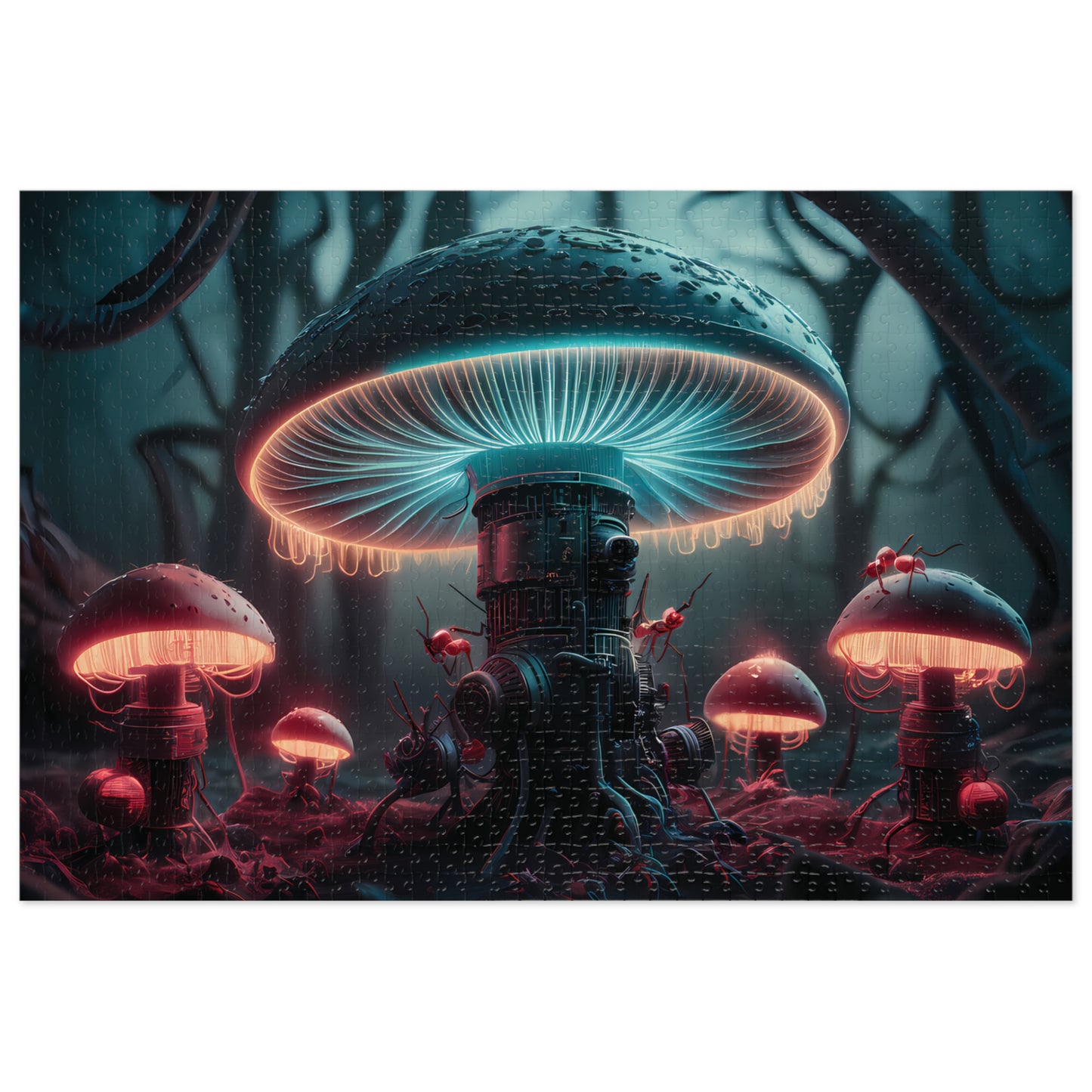 Steampunk Mushroom - Jigsaw Puzzle (30, 110, 252, 500,1000-Piece)