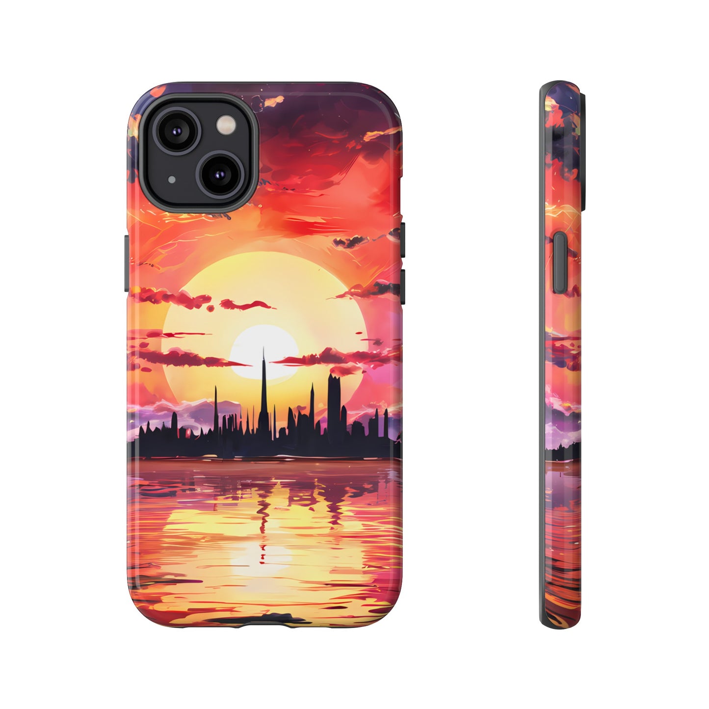 Anime Island City - Smartphone Tough Cases