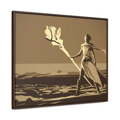 Wanderer of the Desolate Lands - Gallery Canvas Wraps, Horizontal Frame