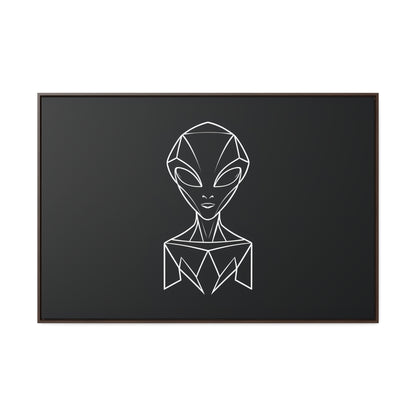 Alien Geometry - Gallery Canvas Wraps, Horizontal Frame