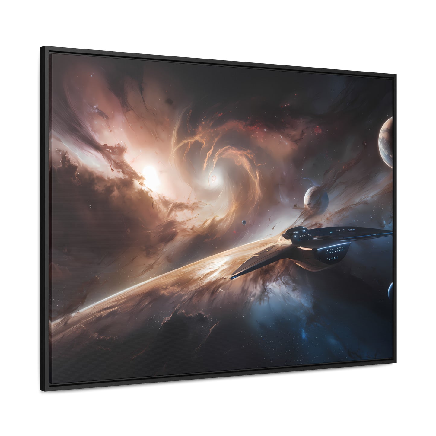 Voyage Through the Maelstrom of Stars - Gallery Canvas Wraps, Horizontal Frame