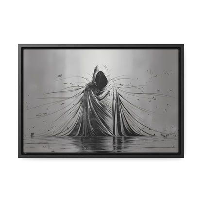 Ethereal Sentinel of the Abyss - Gallery Canvas Wraps, Horizontal Frame