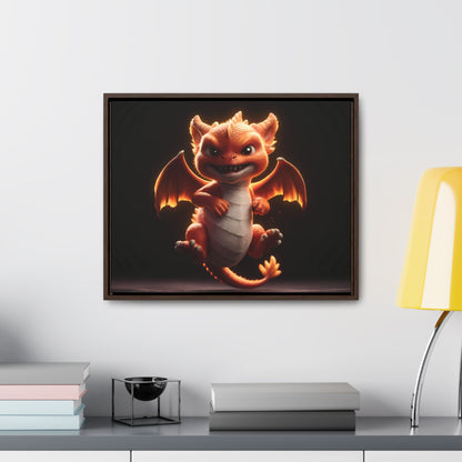 Fiery Mischief - Gallery Canvas Wraps, Horizontal Frame