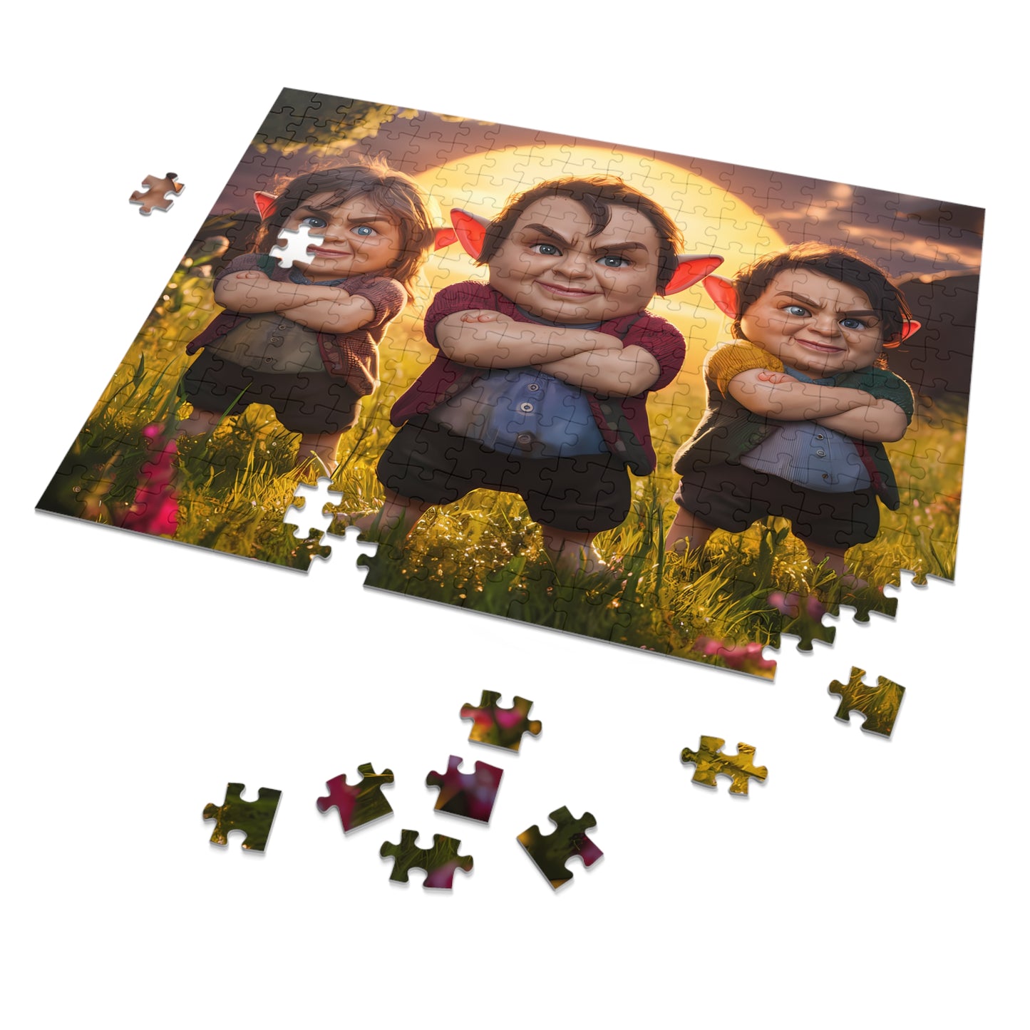 A Gang of "Gnomes" - Jigsaw Puzzle (30, 110, 252, 500,1000-Piece)