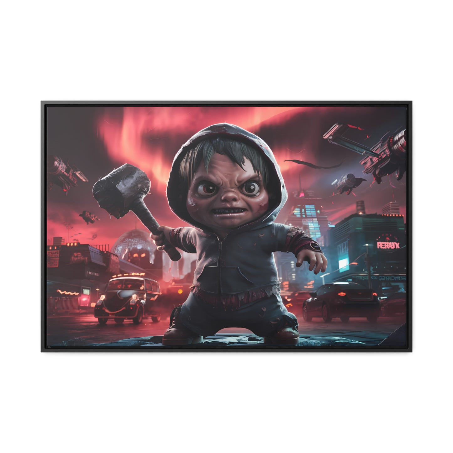 Wrath of the Toy Enforcer - Gallery Canvas Wraps, Horizontal Frame