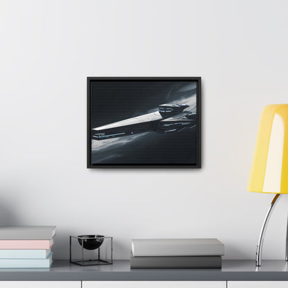 Starship of the Void - Gallery Canvas Wraps, Horizontal Frame