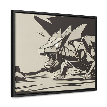 Raging Stone Guardian - Gallery Canvas Wraps, Horizontal Frame