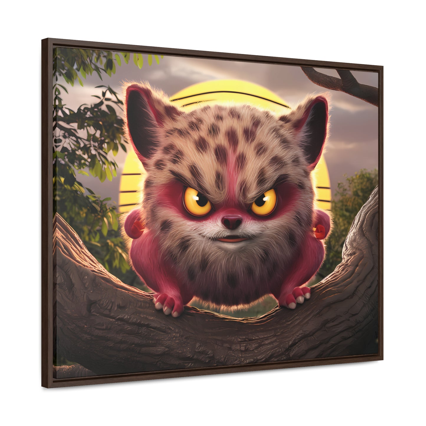 Guardian of the Sunset Forest - Gallery Canvas Wraps, Horizontal Frame