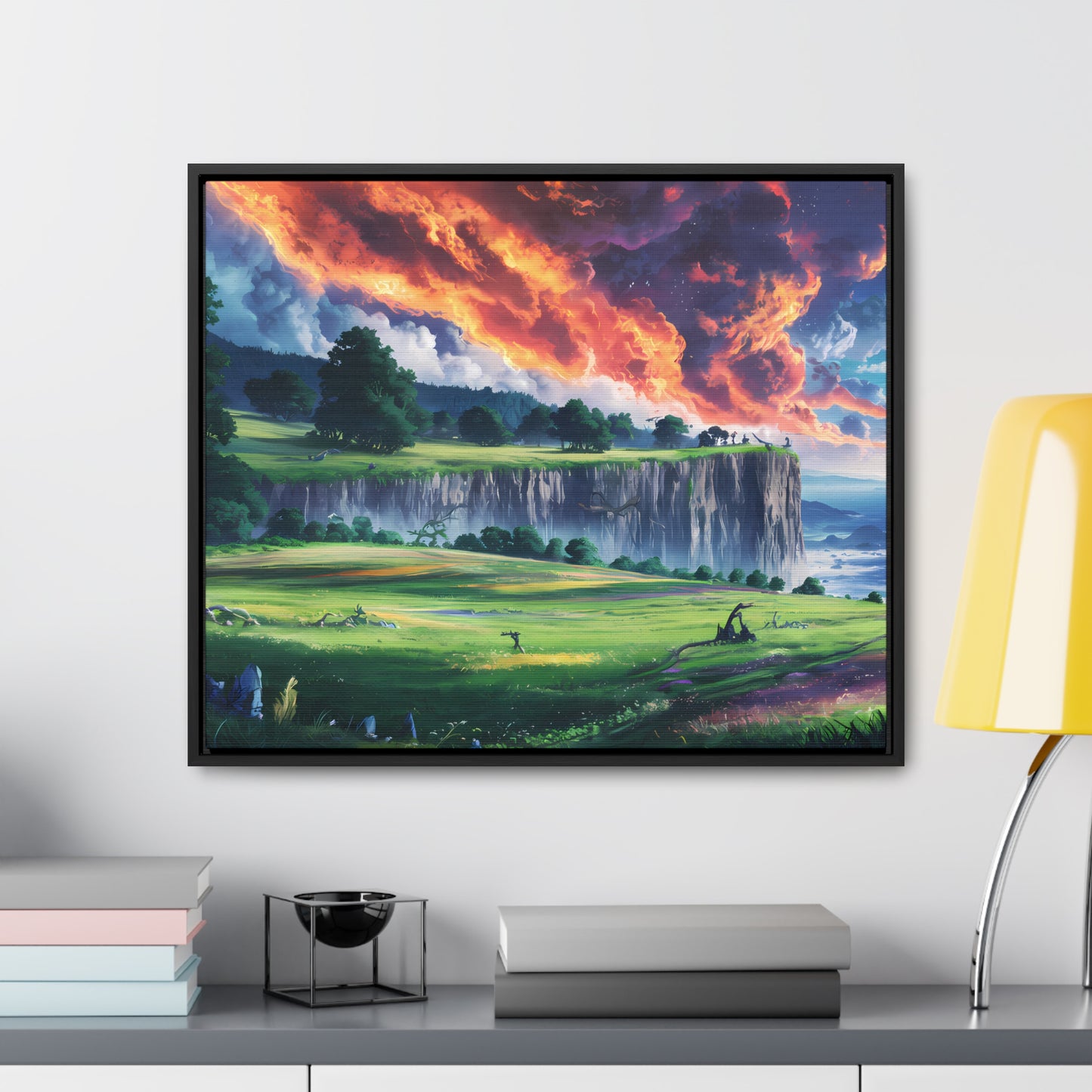 Edge of the Burning Sky - Gallery Canvas Wraps, Horizontal Frame